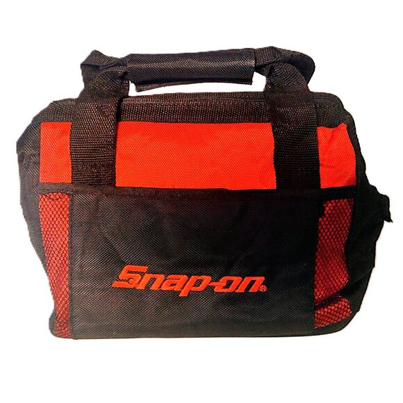 SNAP-ON TOOLS Heavy-Duty Insulated Lunch Bag ~ BONUS Can Cozie/Zipper Pulls NEW - Picture 1 of 16